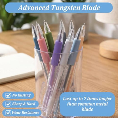 8 PCS Knife Pen_shaped Craft Cutting Tool Paper Precision Cutter Mini Knife