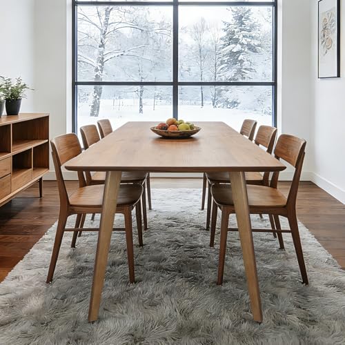 QLLY 26 Inch Solid Wood Table Legs, Wood Furniture Replacement Leg, Walnut - color: Walnut, size: 26"