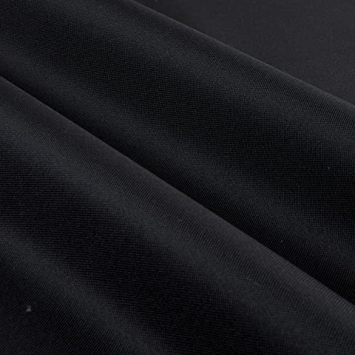 Ottertex Waterproof Canvas Black Fabric by The Yard
