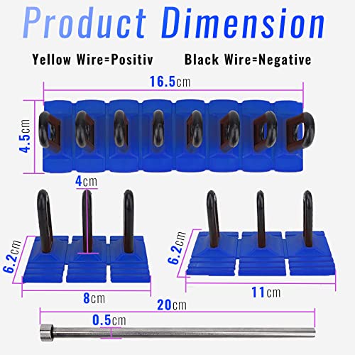 Car Dent Repair Tools Heavy Duty Paintless Repair Removal Tools Strong Dent Puller Handle Lifter Blue Glue Tabs Powerful Body Repair Dent Remover Tool Kit for Car Dent Repair (Blue) - color: Blue-2