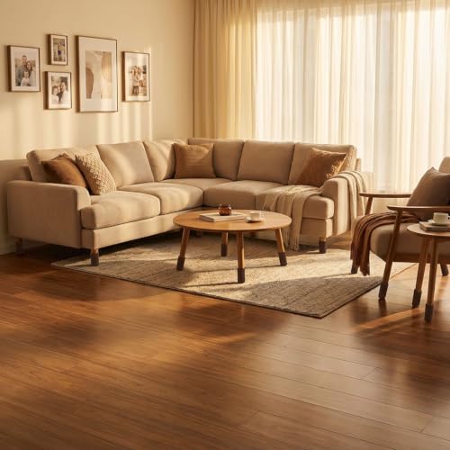 Chair Leg Floor Protectors Socks - 24Pcs Brown Polyester Furniture Covers