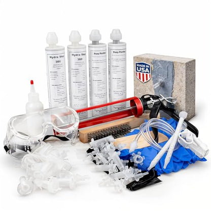Hydra Stop 300 Fast Set Crack Injection Kit, 10ft