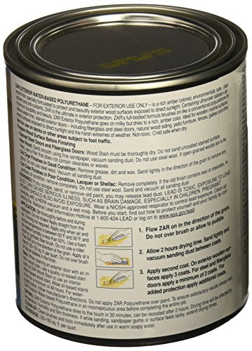 34212 Zar Exterior Water Based Polyurethane