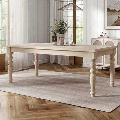DoubleFill 2 Pcs Unfinished Kitchen Island Legs Wood Table Legs, Classic - color: Classic, size: 16" H X 2.6" W X 3.7" D