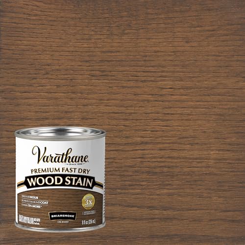 Varathane Premium Fast Dry Briarsmoke Wood Stain - color: Briarsmoke, size: 0.25 Quart (Pack of 1)