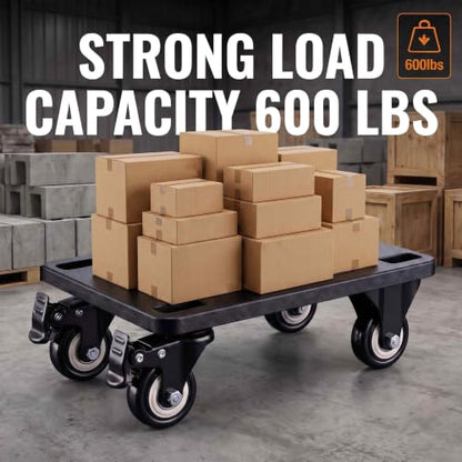 2 Inch Heavy Duty Plate Casters (2 Fixed+2 Locking Swivel) Set of 4 - color: 2 Swivel with Brake + 2 Rigid
