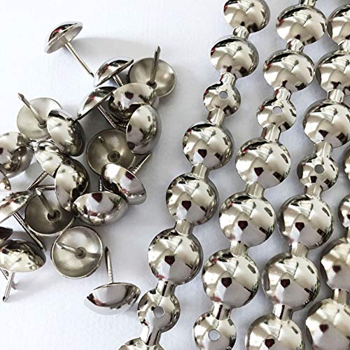 5Meters Upholstery Tacks Strips/Decorative Nail Trims(16mm Nickel) - color: 16mm Nickel
