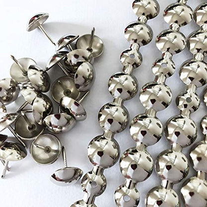 5Meters Upholstery Tacks Strips/Decorative Nail Trims(16mm Nickel) - color: 16mm Nickel