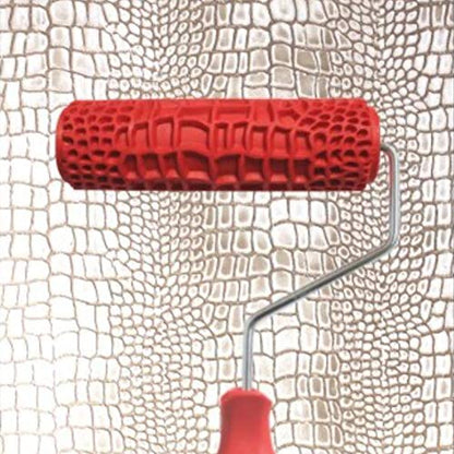 7'' Texture Roller, Classic Brick Pattern Embossed Paint Roller