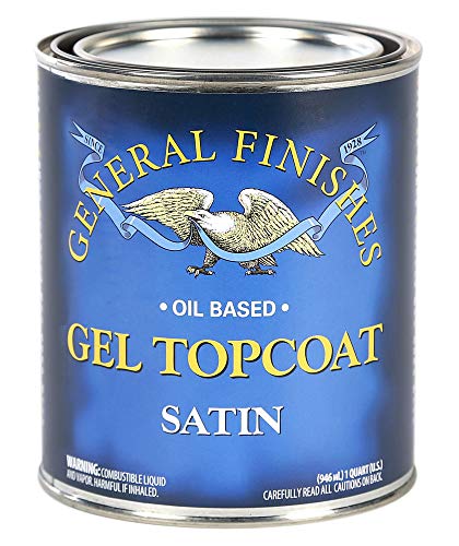 General Finishes Oil Based Gel Topcoat, 1 Quart, Satin - size: 32 Fl Oz (Pack of 1)