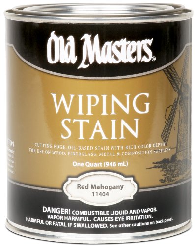 Old Masters 11404 WIP Stain, Red Mahogany - color: Red Mahogany, size: 1 Quart