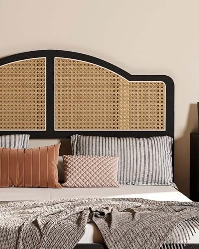 16-inch Wide Rattan Webbing 80-inch Long (6.6 ft.) Rattan Webbing Rolls for Furniture, Chairs, cabinets, Ceilings, beds Rattan Projects Basket Weaving Supplies Open mesh Rattan - color: Dark color16/80 inch