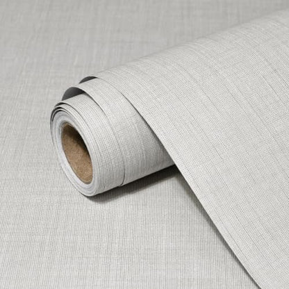 Grasscloth Peel and Stick Wallpaper 15.7"X480.3" Beige Contact Paper - color: Beige, size: 15.7" x 480"