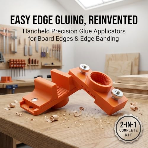 Edge Banding Glue Tool for Wood Trim, 10-22mm Adjustable Width Roller (C) - size: Complete Edge-Banding Gel Kit