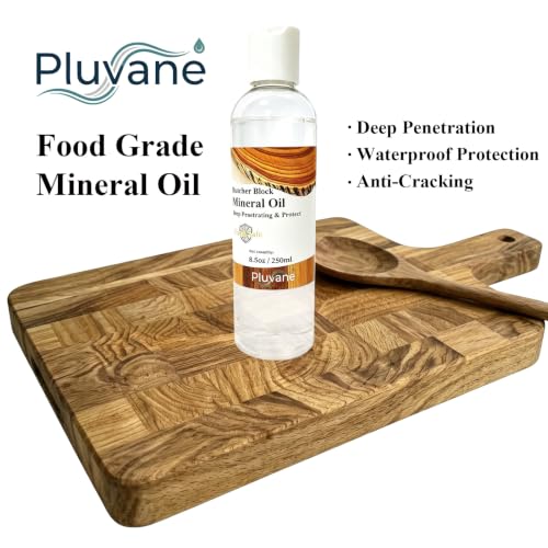 Food Grade Mineral Oil 8.5oz – Wood Conditioner for Cutting Boards