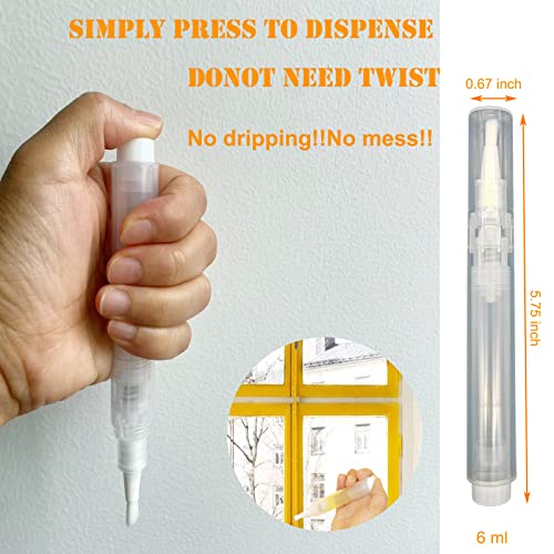 Touch Up Paint Pen, 3 Pack, Refillable Empty Brush Pen - size: Small
