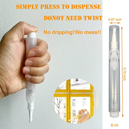 Touch Up Paint Pen, 9 Pack, Refillable Empty Brush Pen - size: Small (Pack of 3)