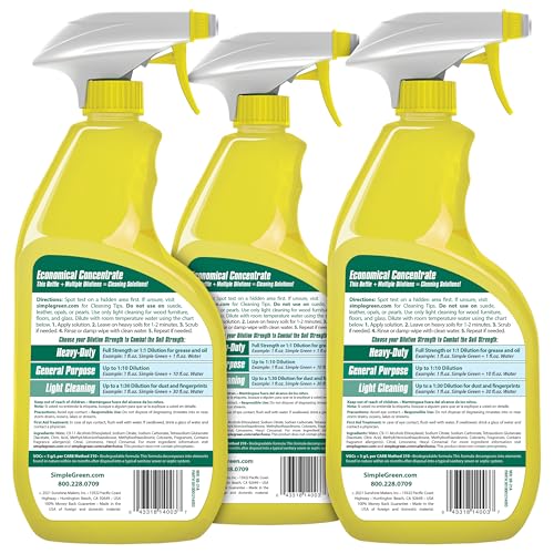 Simple Green All-Purpose Cleaner, 32 Fl Oz (Pack of 3), Lemon, 96 Fl Oz - size: 96 Fl Oz (Pack of 1)