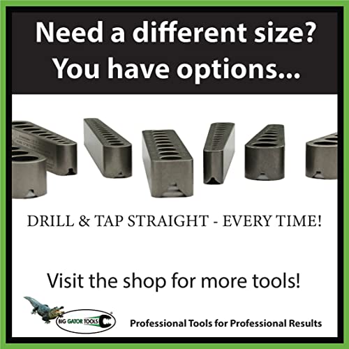 Big Gator Tools The Original V-Drill Guide STD1000DGNP, Sizes 1/8–3/8 Inch.