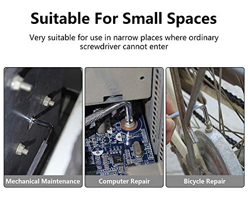 3Pcs Offset Screwdriver Set Phillips Flat Head Z Shaped