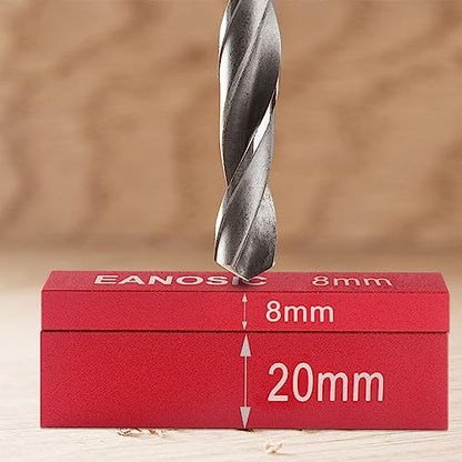 EANOSIC Metric Setup Blocks Height Gauge Set, 15pcs Precision Aluminum Setup Bars Guage Block Set for Router and Table Saw Accessories Woodworking Set Up, Bars Include Laser Engraved Size Markings - style: 15 Pcs-METRIC