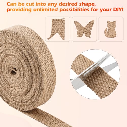 YaeCCC Upholstery Webbing for Chair, Jute Webbing, Strap (1" x 10 Yd) - size: 1" x 10 Yd