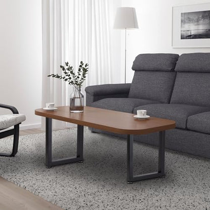 Taelakeni 16 Inch Metal Bench Leg Coffee Table Legs, Set of 2 - color: Square, size: 16 IN