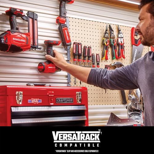 CRAFTSMAN V20 1/2 in Cordless Drill Set With 2.0 Ah Battery, Charger and Double Ended Bit, LED Light, Long Runtime, Ergonomic Power Drill Driver (CMCD702D1) - style: NEW 20V MAX Drill Kit