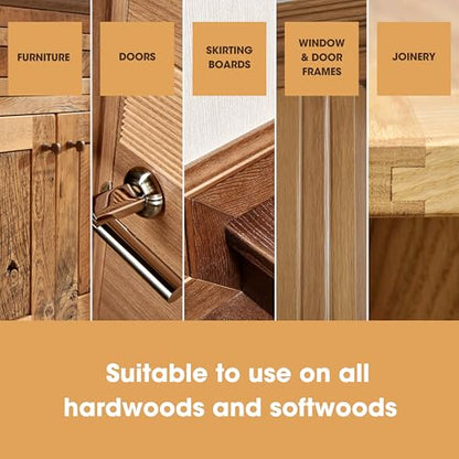 Furniture Clinic Wood Varnish, Polyurethane Waterproof Coating, Satin - color: Satin, size: 8.5 fl oz