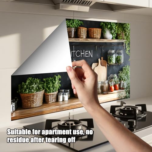 Nuxovilar Kitchen Backsplash Peel and Stick Wallpaper,17.72"x27.56" - color: A-Modern Styles