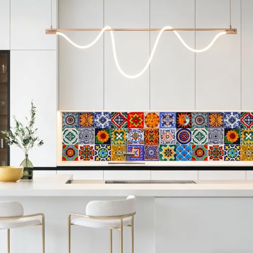 24 PCS Peel and Stick PVC Tile Stickers Waterproof Removable - color: Style a, size: 4 x 4 Inch