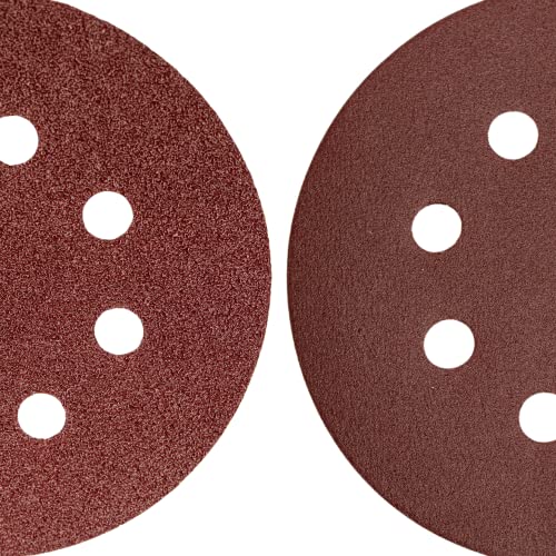 Starbond 5 Inch 8 Hole Sanding Discs, 100 Pack Hook and Loop Sandpaper Set - size: 100 Pack