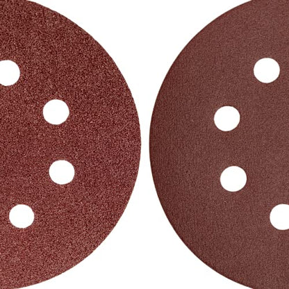 Starbond 5 Inch 8 Hole Sanding Discs, 100 Pack Hook and Loop Sandpaper Set - size: 100 Pack