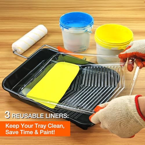 King Origin 31 PCS Paint Roller Kit, Extension Pole (4.75 ft)