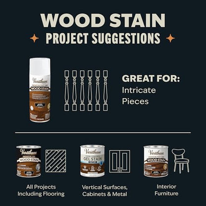 Varathane Premium Fast Dry American Walnut Wood Stain Spray - color: American Walnut, size: 10.25 Ounce (Pack of 6)