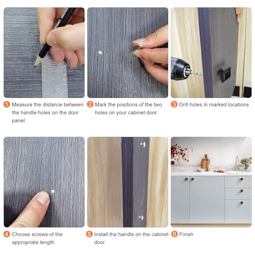 12 Pack Black Matte Cabinet Knobs, Square Drawer Knobs(30mm/1.2 Inch) - color: 12 PCS