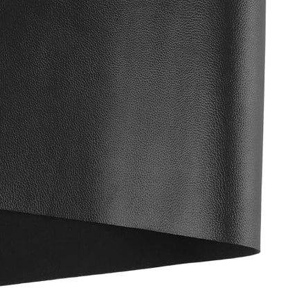 Black Faux Leather,Marine Vinyl Fabric,Pleather Sheets for Crafts. - color: Small Lychee Black, size: 1 Yard