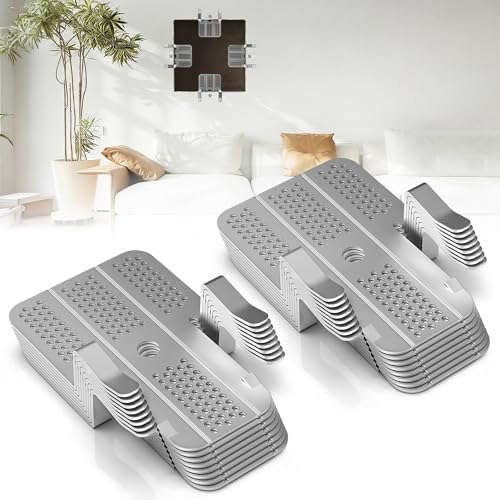 16 Pack Drywall Repair Clips,Easy Install Drywall Clips, Drywall Patch Clip - color: Silver-16