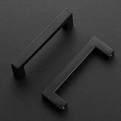 Ravinte Black Cabinet Pulls, 30 Pack 4 in Kitchen Cabinet Handles - size: 4 In Hole Centers