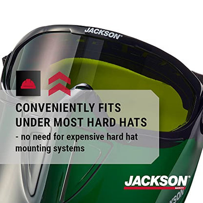 Jackson Safety GPL500 Shade 5IR Safety Goggles with Face Shield, ANSI Z87.1 - size: One Size, style: Shade 5 Infrared Lens