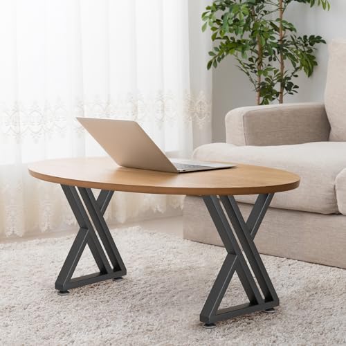 16" Metal Coffee Table Legs, Y-Type Set of 2, 40 cm H x 30 cm W - size: 16" Y-Type (Standard)