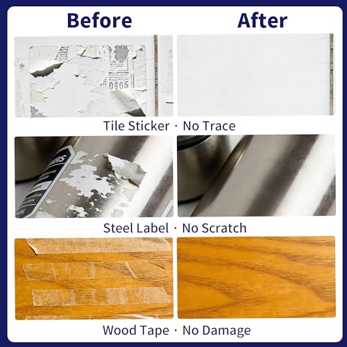 Breliter Adhesive Remover Spray - Water-Based Glue & Sticker Remover for Labels, Tape Residue, Grease, Gum, Decals, Wax, Safe for Glass, Metal, Ceramic Tile Surfaces, Neutral PH (2 Pack) - color: 2 Pack