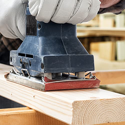 Fandeli |Wood Sanding Paper | Medium Grit | 25 Sheets of 9'' x 11'' | Perfect for Sanding Wood | Hand Sanding | Orbital Sanders - style: medium grit
