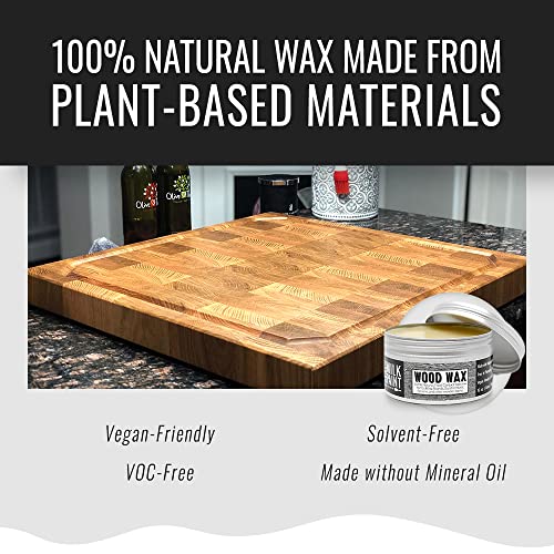 Real Milk Paint, Wood Wax for Finishing, Unfinished Furniture, Cutting Boards, Butcher Blocks, Food Grade, Vegan, 16 oz - size: 16 Ounce (Pack of 1)