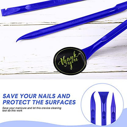 Honoson 9 Pcs Cleaning Scraper Tool, Scratch Free for Auto Detailing,None - color: Blue