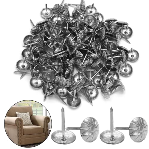 Silver Upholstery Tacks, 120PCS - color: Silver