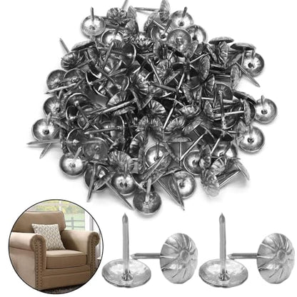 Silver Upholstery Tacks, 120PCS - color: Silver