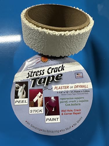 Stepsaver Products Self Adhesive Stress Crack Tape (1.25'' x 12' Textured Roll) Item 7012 - size: 12' x 1.25" Textured