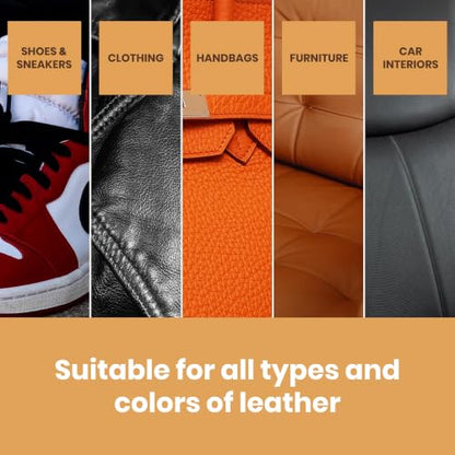 Furniture Clinic Leather Repair Paint, Color and Finish, Dark Grey - color: Dark Grey, size: 250ml / 8.5oz