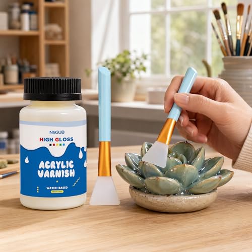 NLGUB Acrylic Varnish, Protective Topcoat, 5oz, 2 Pack - color: 2 PACK